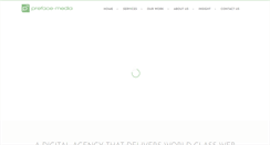 Desktop Screenshot of prefacemedia.com